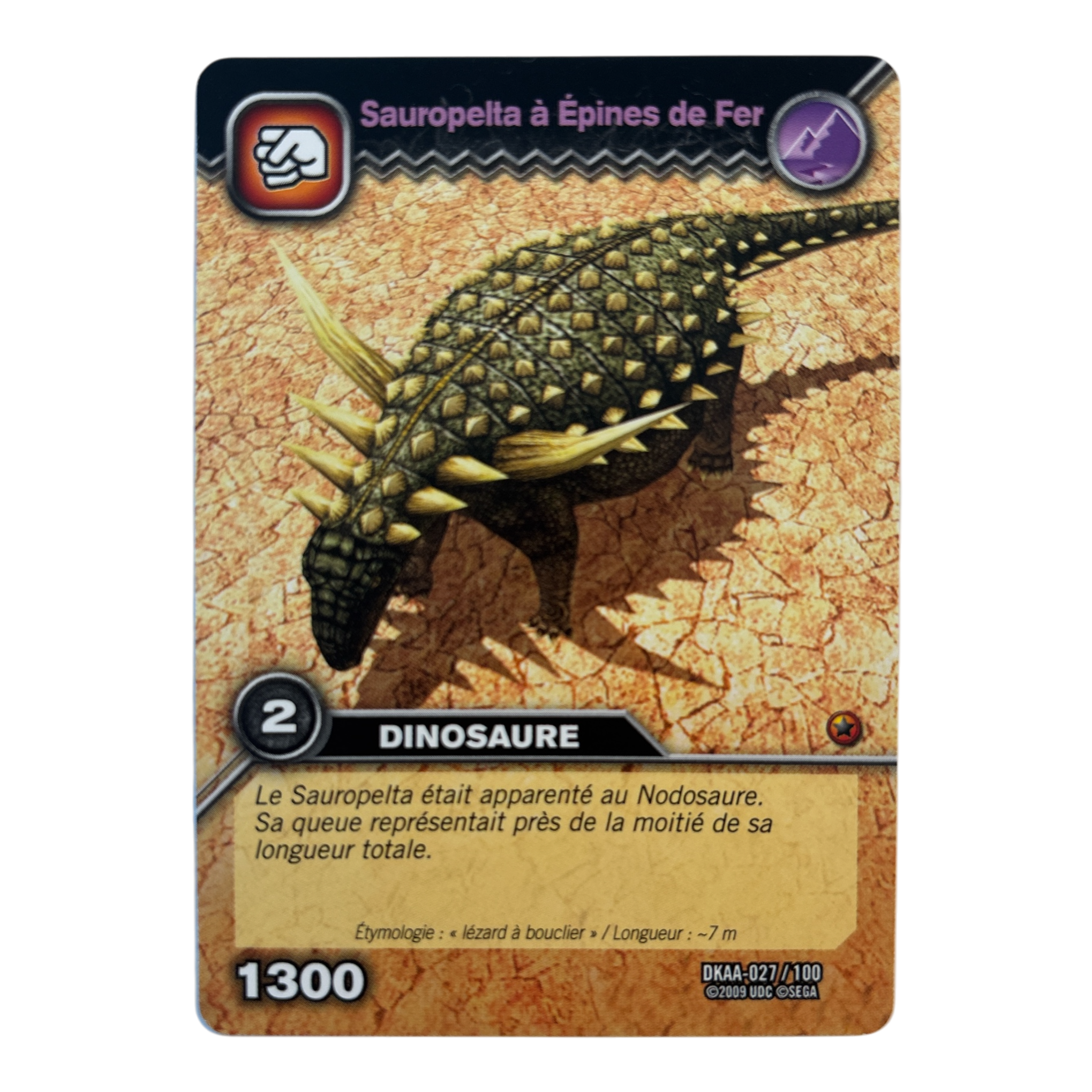 DKAA-027 Sauropelta aux Épines De Fer