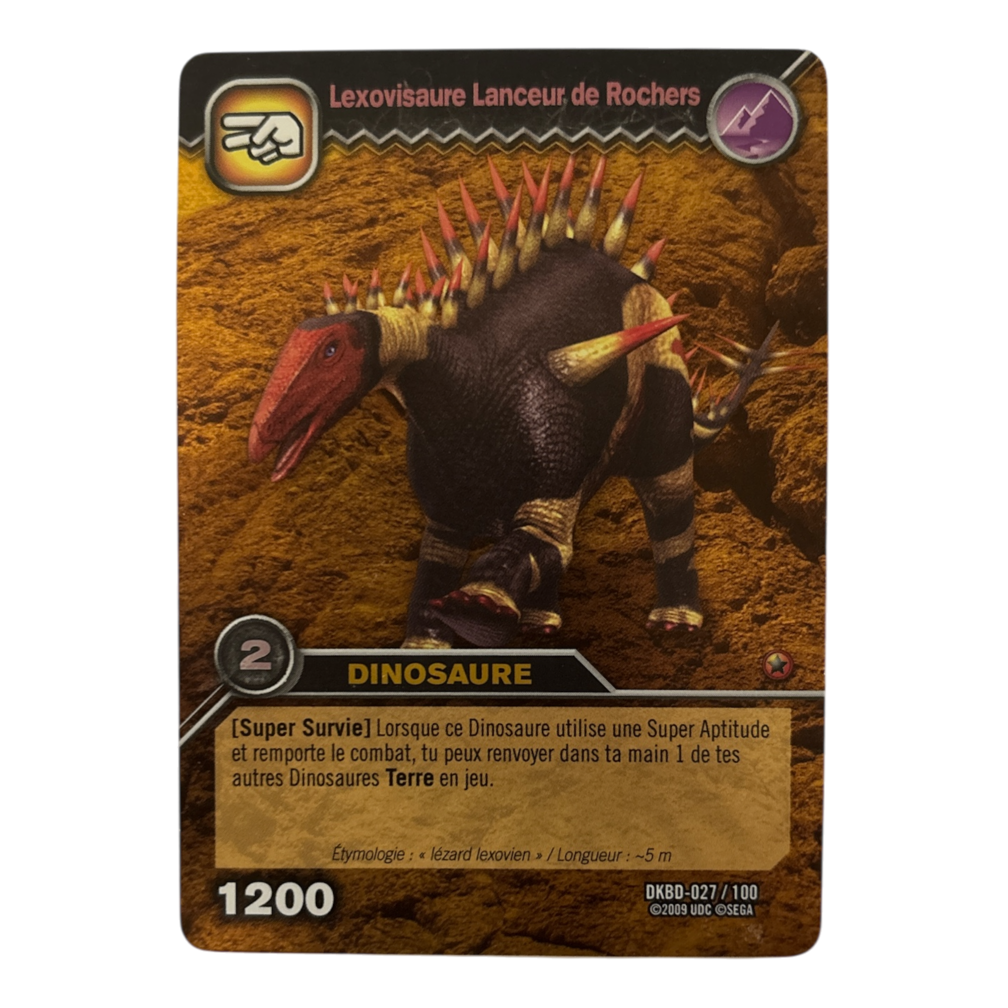 DKBD-027 Lexovisaure Lanceur De Rochers