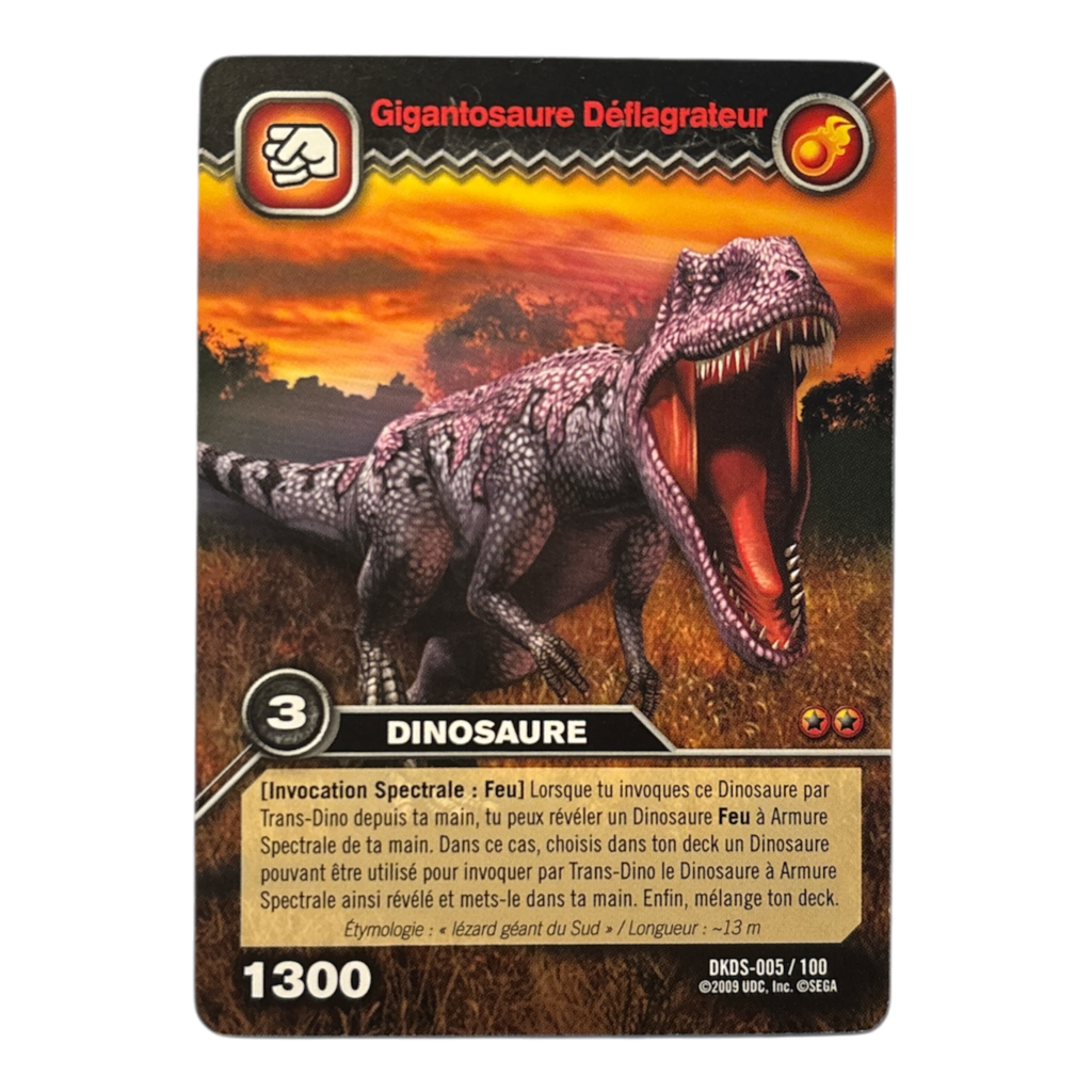 DKDS-005 Gigantosaure Déflagrateur