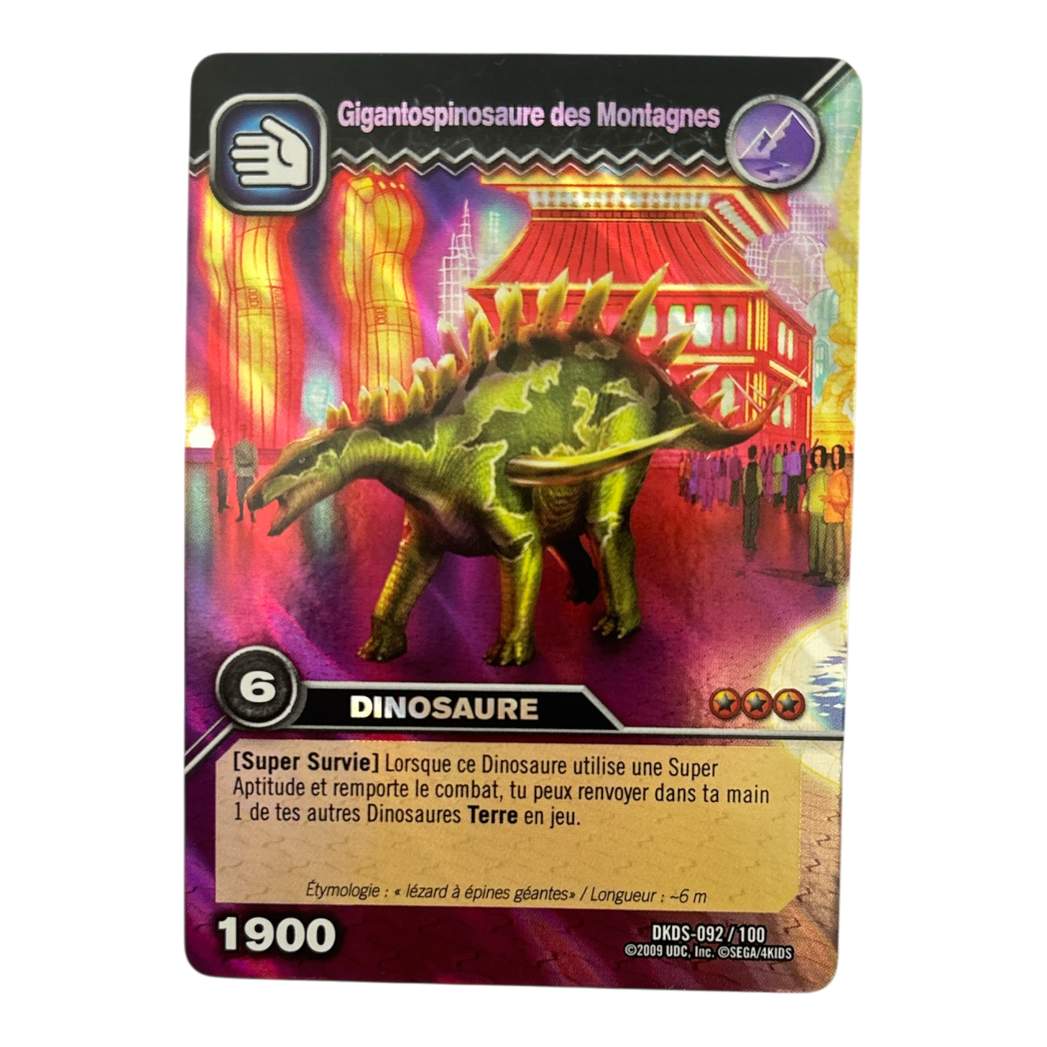 DKDS-092 Gigantospinosaure des Montagnes