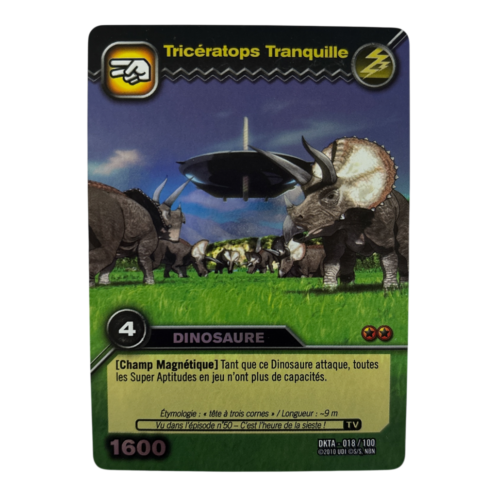 DKTA-018 Tricératops Tranquille