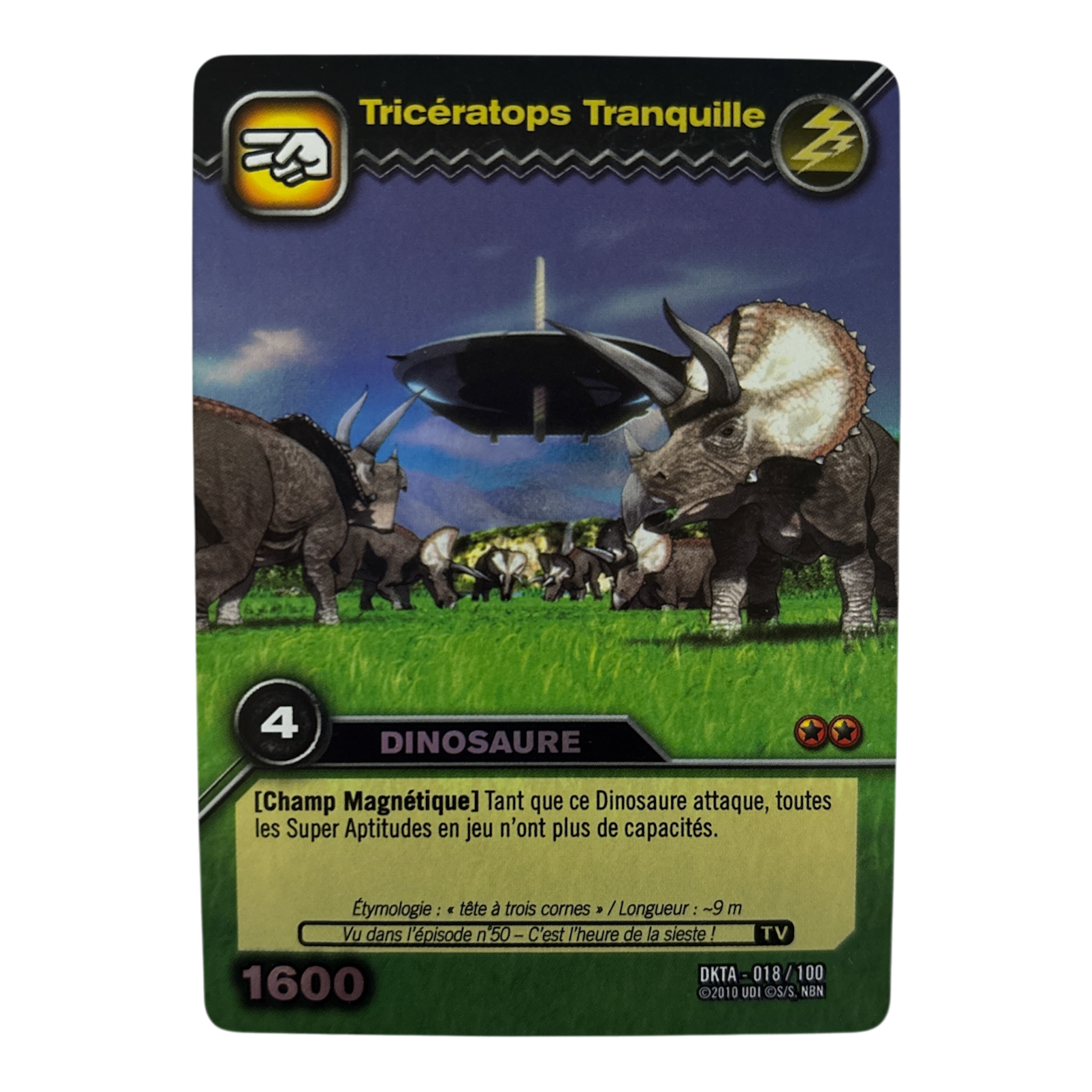DKTA-018 Tricératops Tranquille