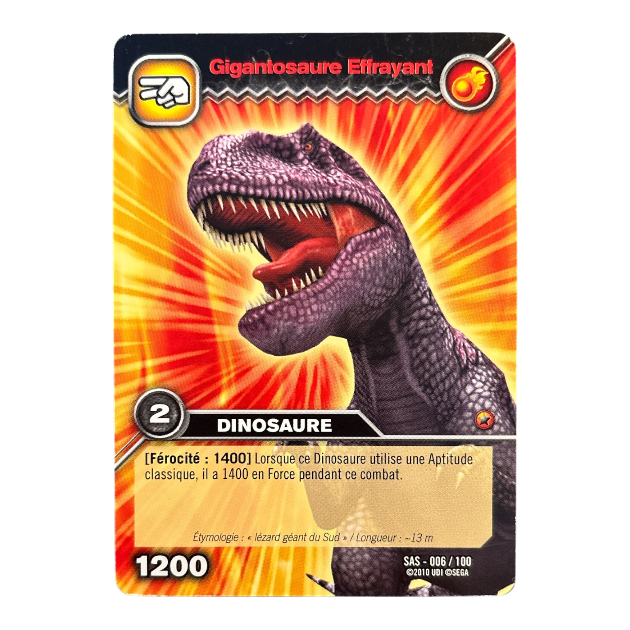 SAS-006 Gigantosaure Effrayant
