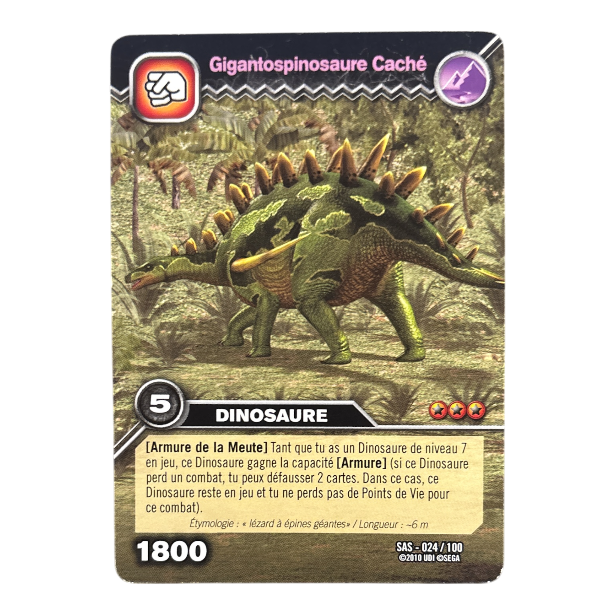 SAS-024 Gigantospinosaure Caché